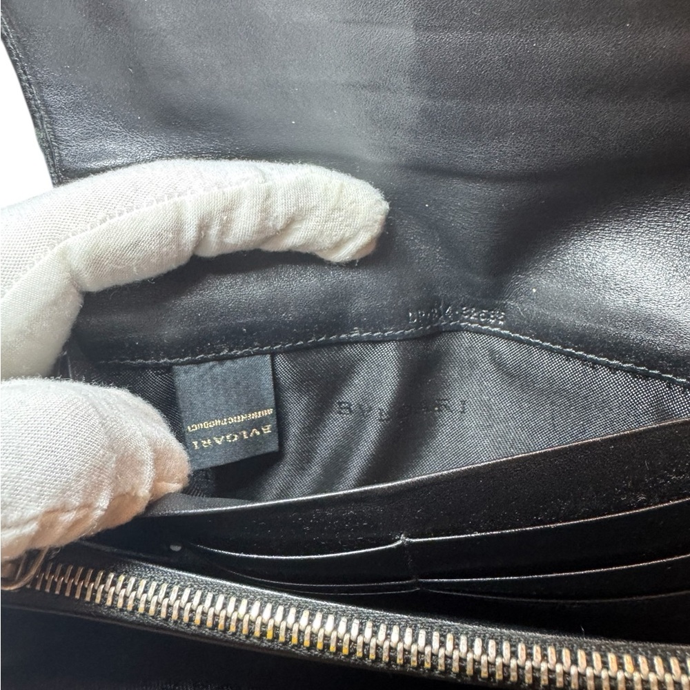 Bvlgari Herringbone Wallet - Picture 6 of 7
